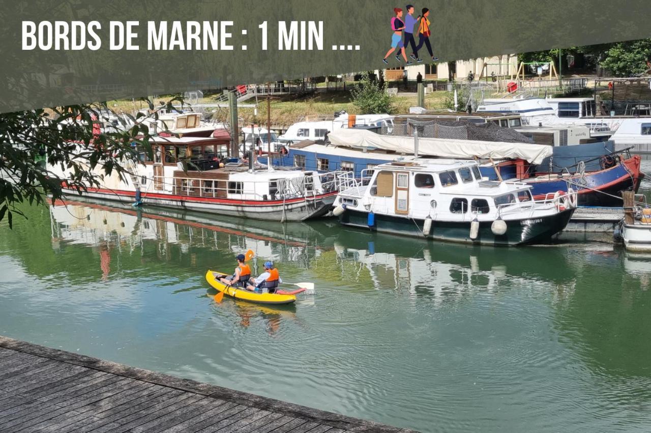 Evasion Entre Paris, Disneyland Et Bords De Marne Нуази-ле-Гран Экстерьер фото